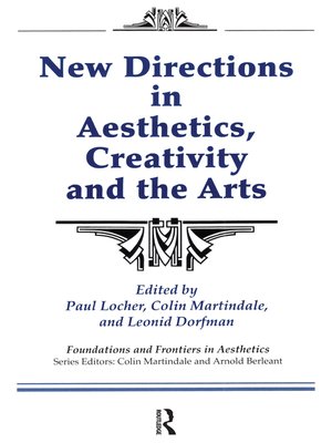 cover image of New Directions in Aesthetics, Creativity and the Arts